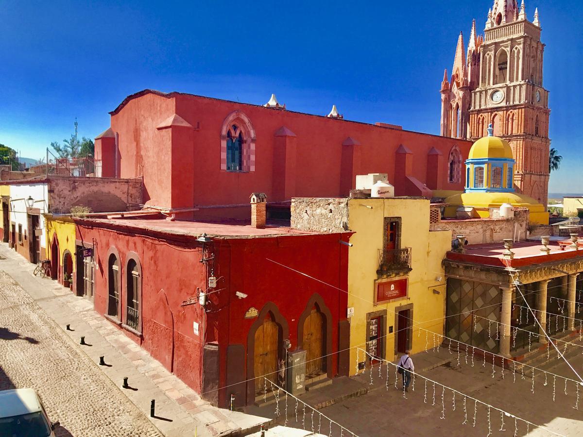 سان ميغيل دي الليندي Casa Hotel Centro Antiguo المظهر الخارجي الصورة